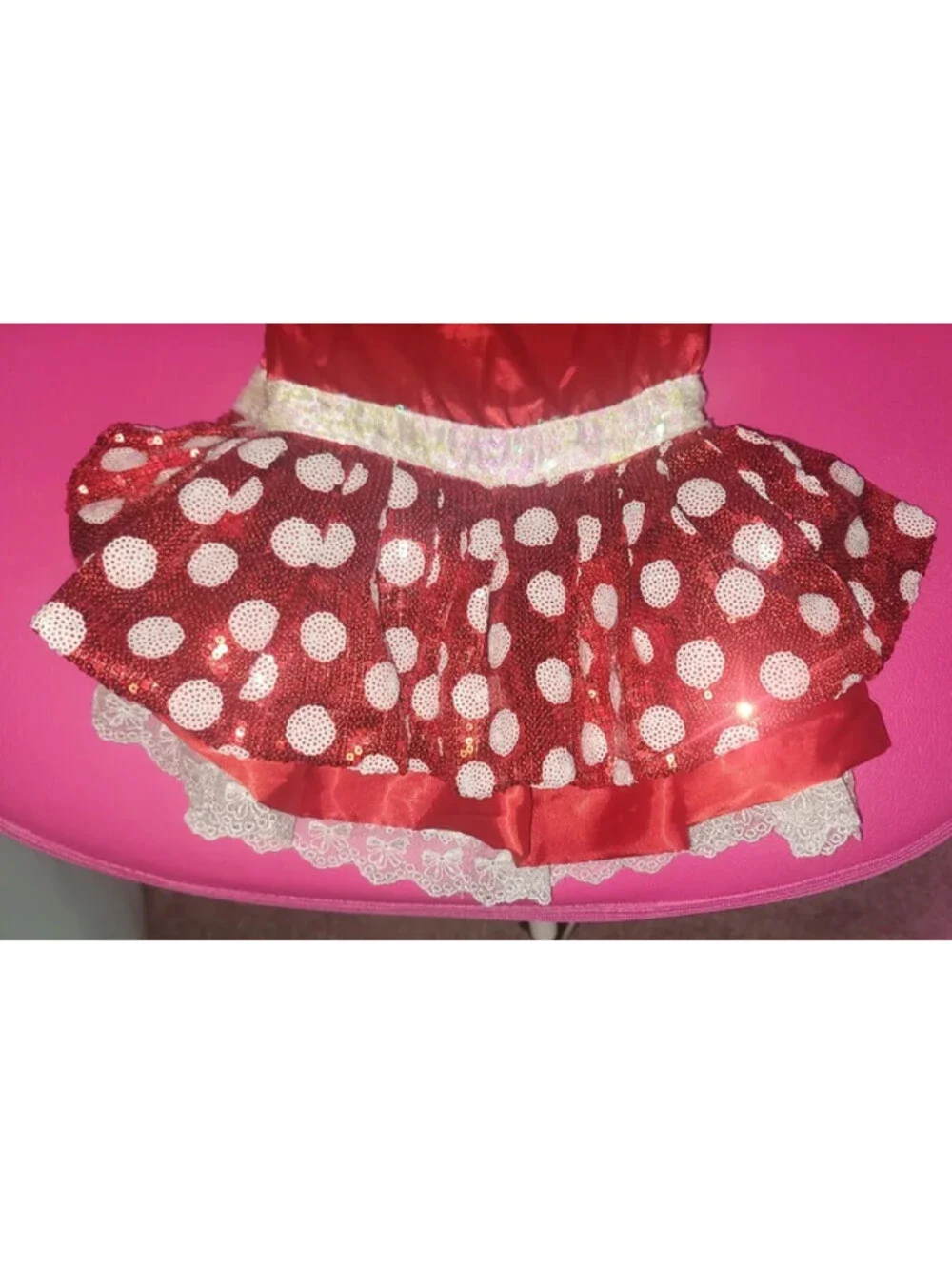 A LEADING ROLE x DISNEY MINNIE MOUSE PREMIUM PET COSTUME - LARGE - NEW